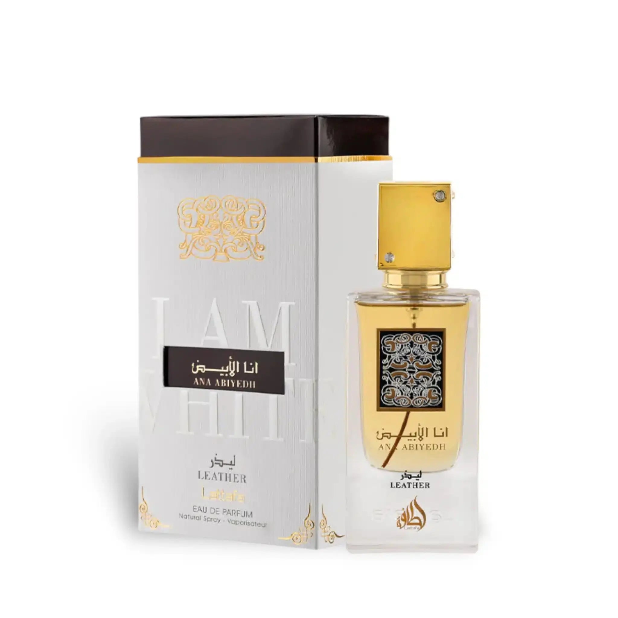 Ana Abiyedh Leather (I am White) Perfume 60ml EDP by Lattafa Lattafa