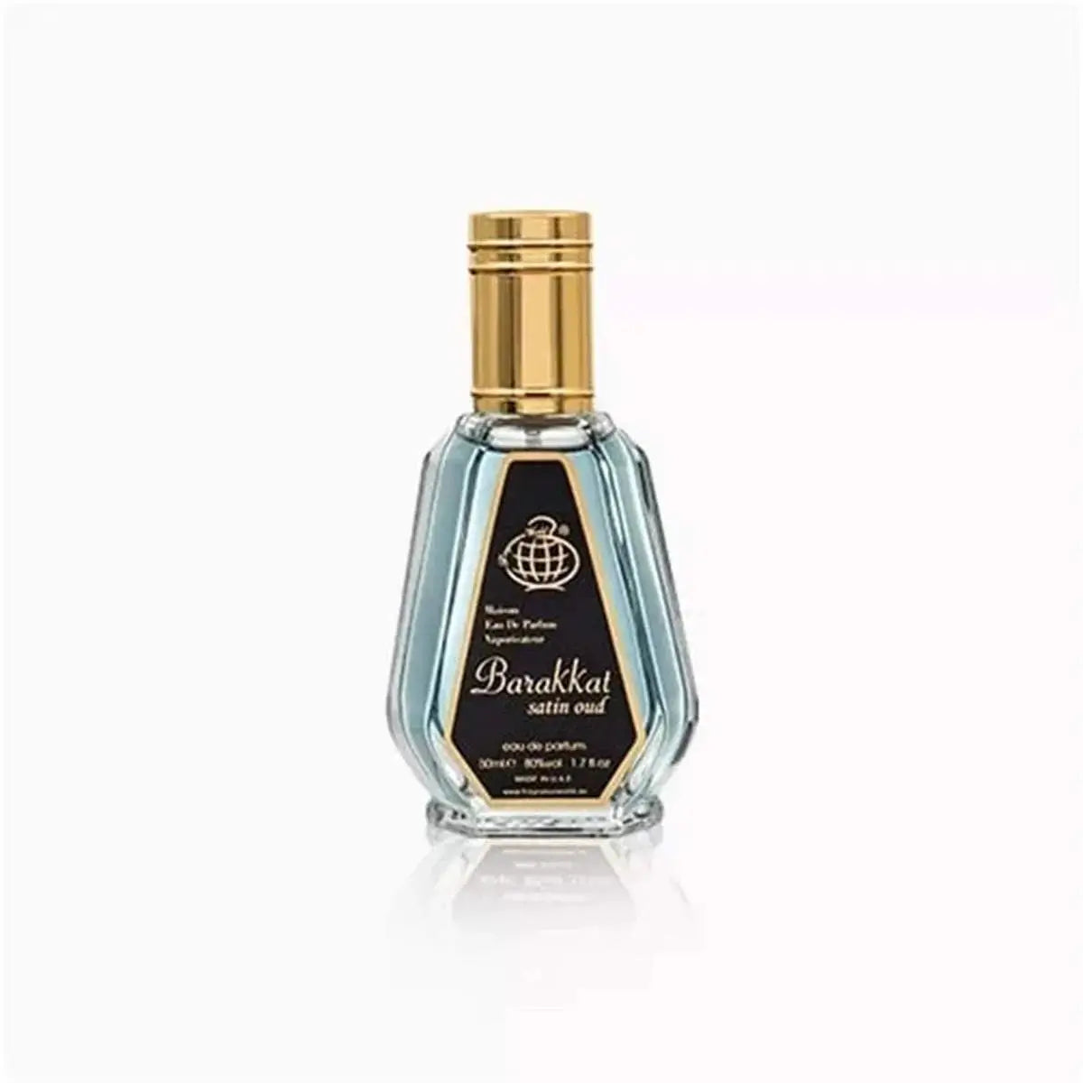 Barakkat Satin Oud Perfume 50ml EDP Bottle Front View