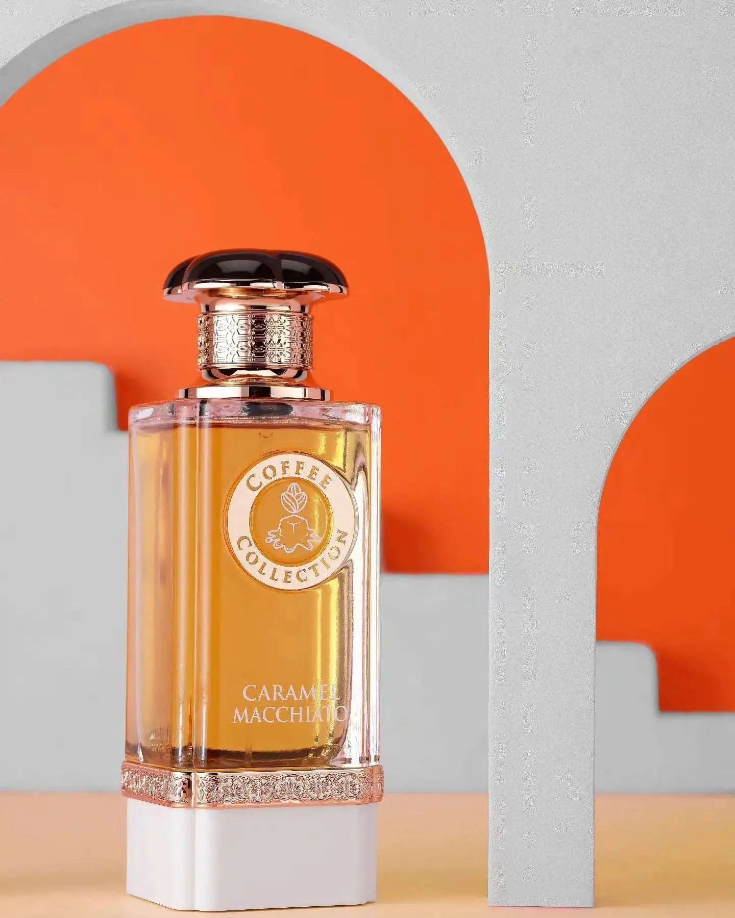 Caramel Macchiato 100ml EDP Orange Bottle Front View