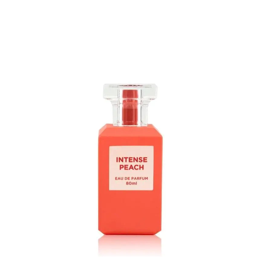 Fragrance World Intense Peach Perfume 80ml EDP Bottle