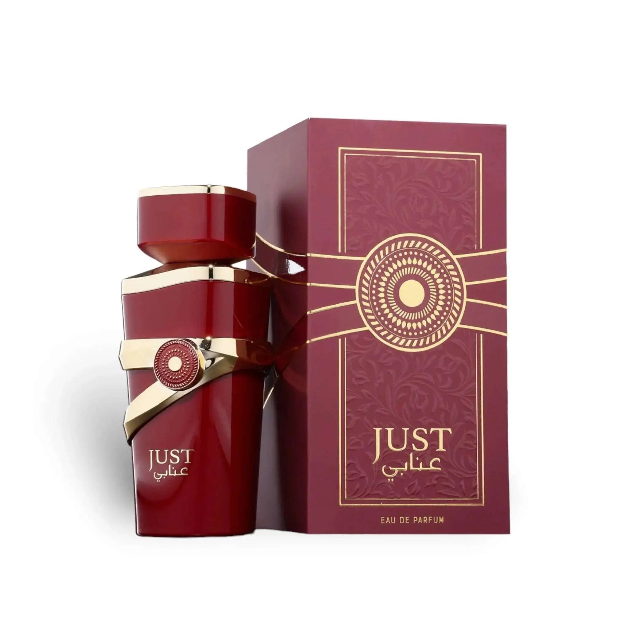 Just Anabi 100ml EDP Bottle and packet front view