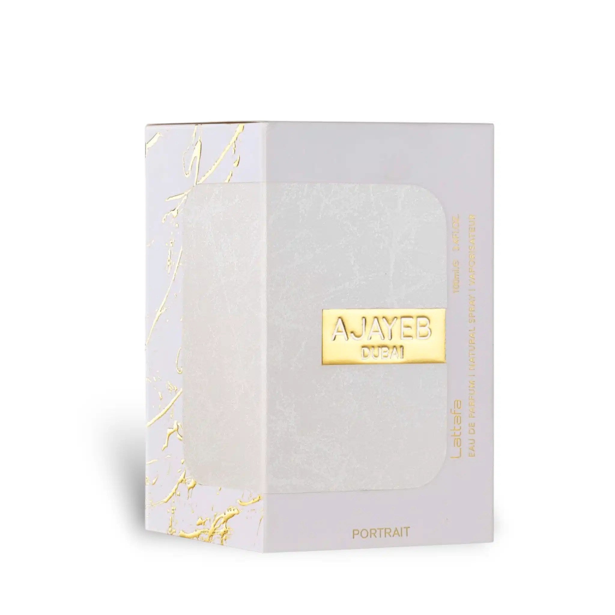 Lattafa Ajayeb Dubai Portrait Perfume 100ml EDP Box