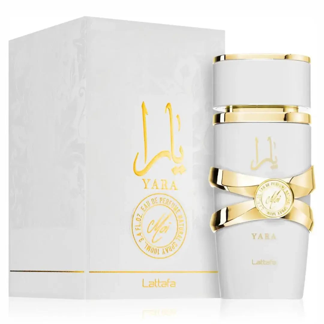 Lattafa Yara Moi (Yara White) Perfume White Box & Bottle