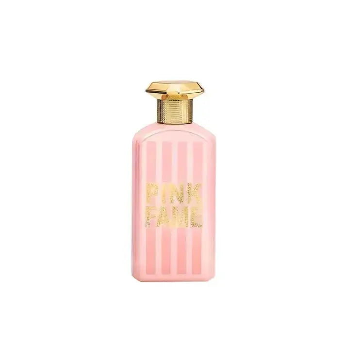 Pink Fame Perfume 100ml EDP sile bottle front view