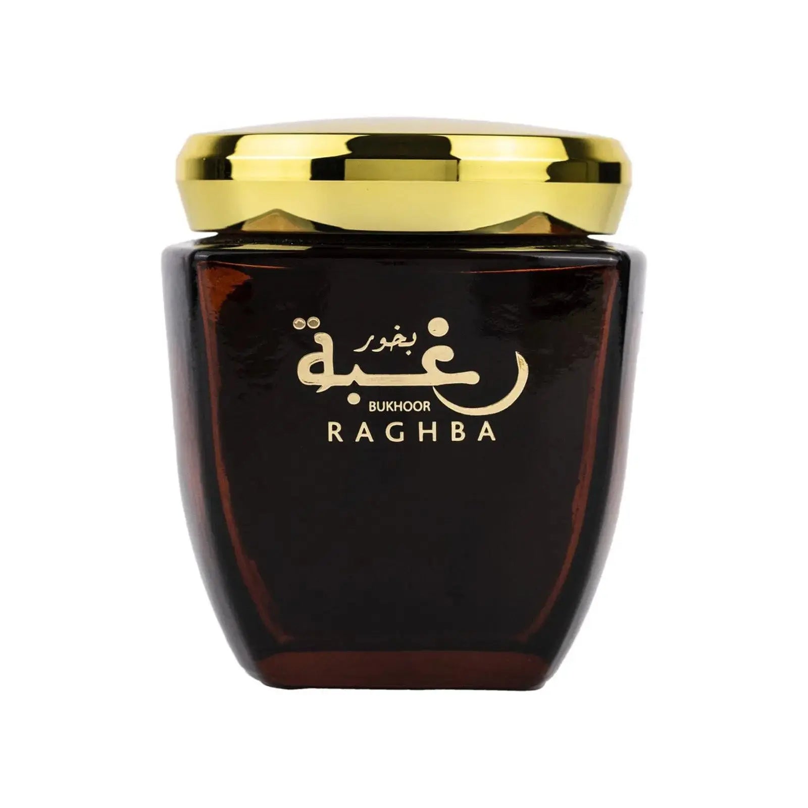 Raghba Bakhoor Incense 80g Bottle Front View