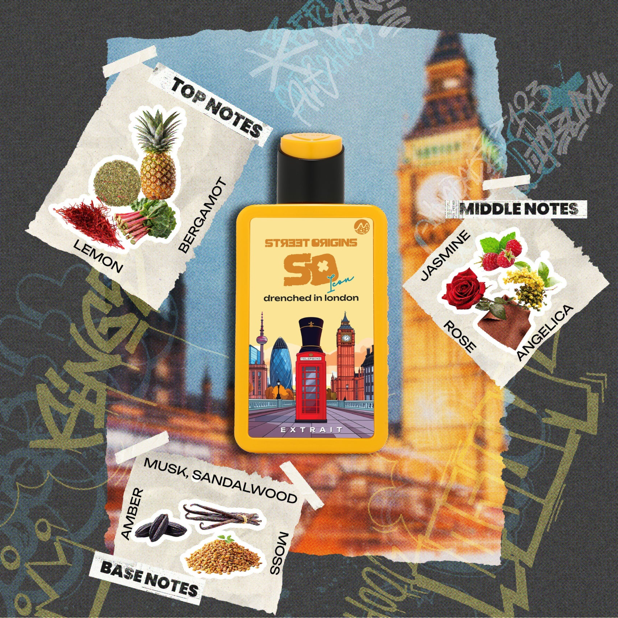 Drenched In London 75ml Extrait de Parfum Street Origins by Fragrance