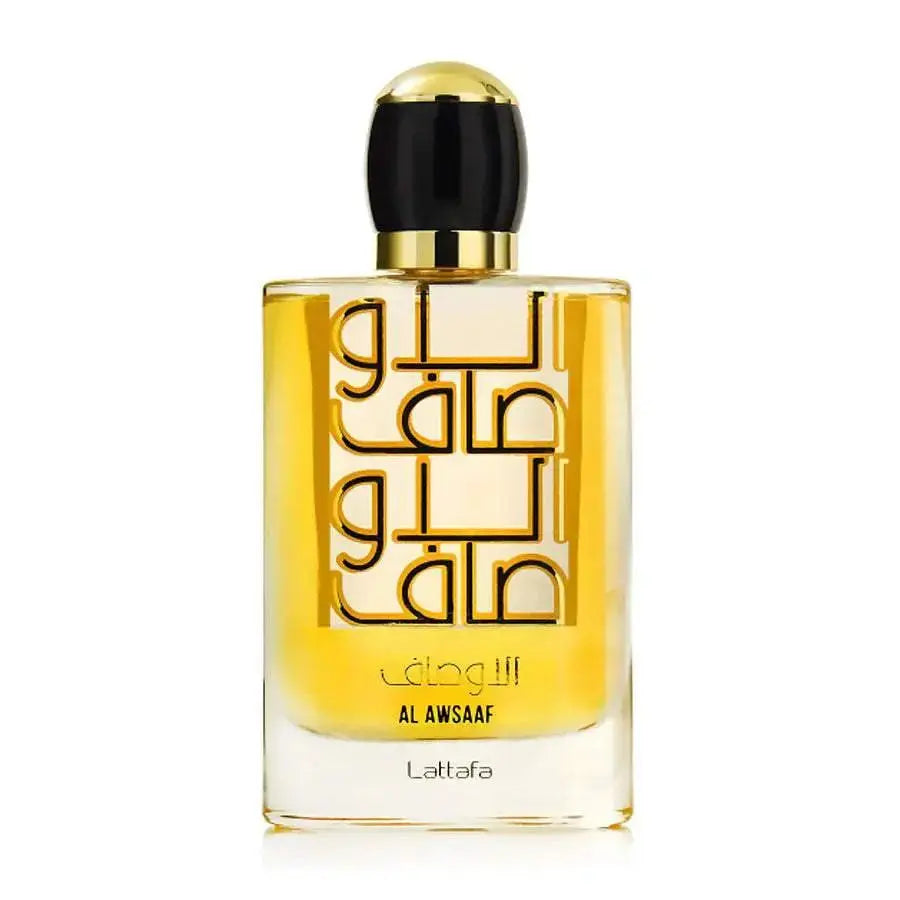 lattafa al awsaaf 100ml EDP by lattfa in gold colour bottle