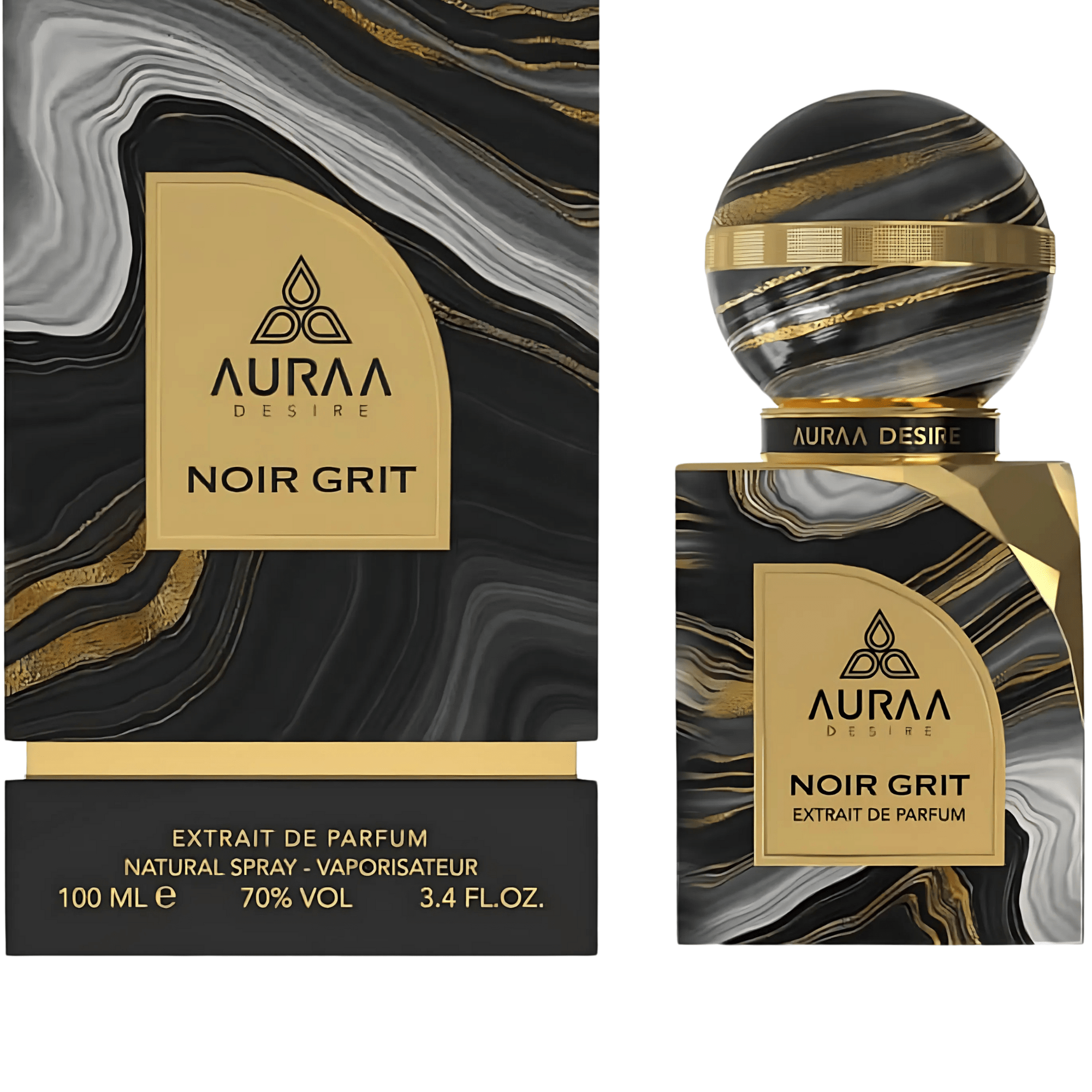 Noir Grit Extrait De Parfum 100 ml by Auraa Desire